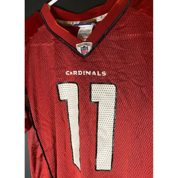 Reebok Onfield Arizona Cardinals Larry Fitzgerald Football Jersey Boys L NFL - Picture 2 of 7